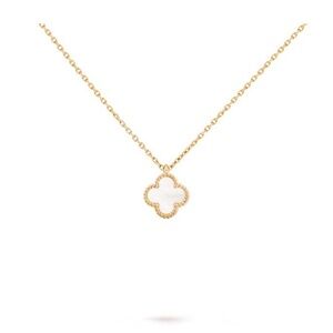 NWOT Van Cleef & Arpels Sweet Alhambra Mother of Pearl Necklace